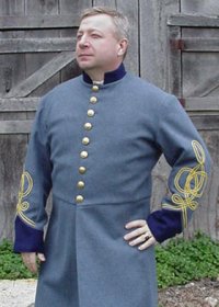 Civil war union federal cavalry single breasted frock coat   44